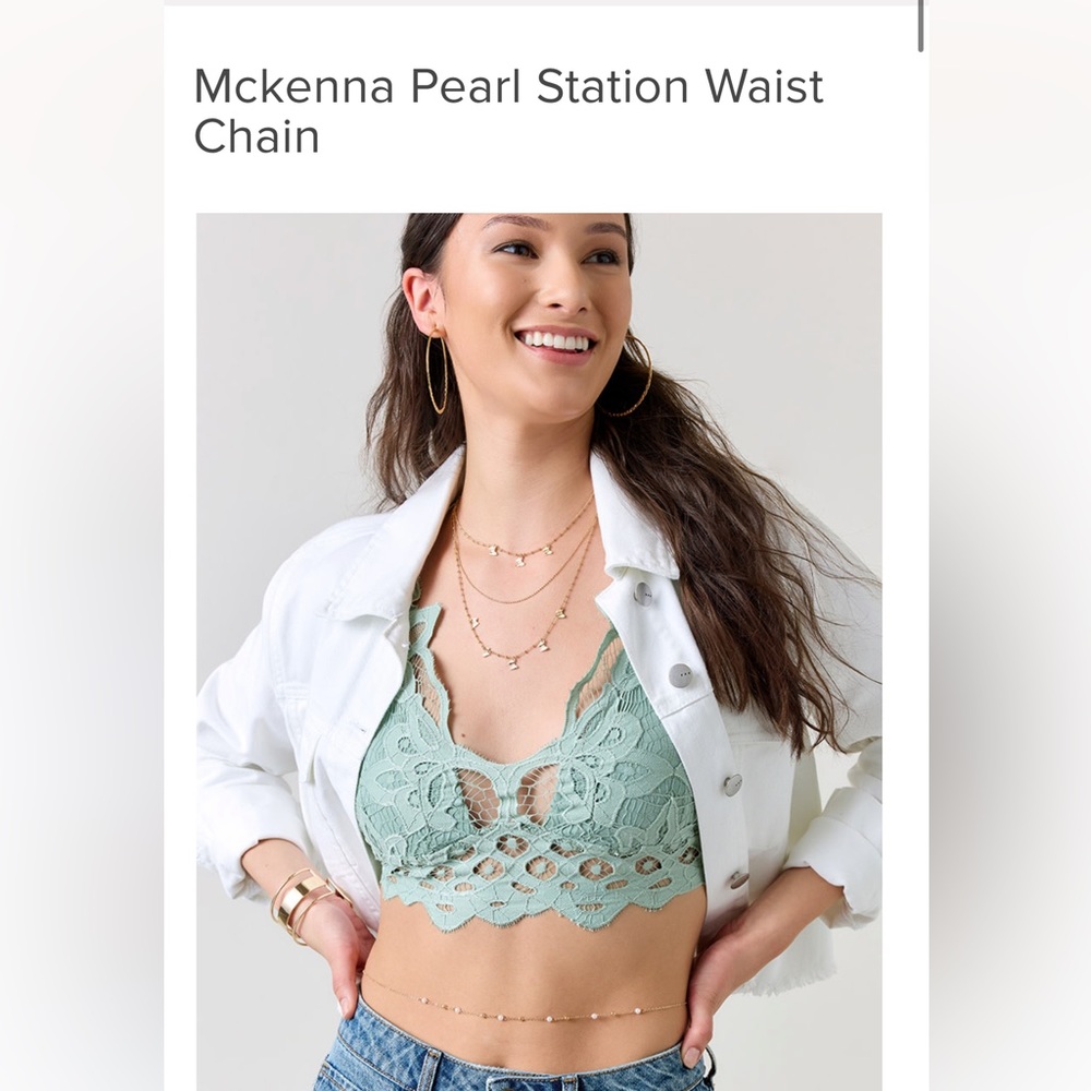 McKenna Pearl Station Waist Chain